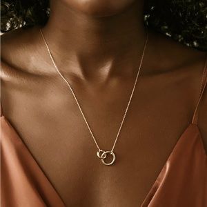 NWOT Lulu’s Infinite Romance 14 KT Gold Necklace